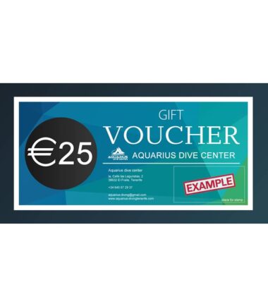 gift voucher - 25 euro aquarius dive center