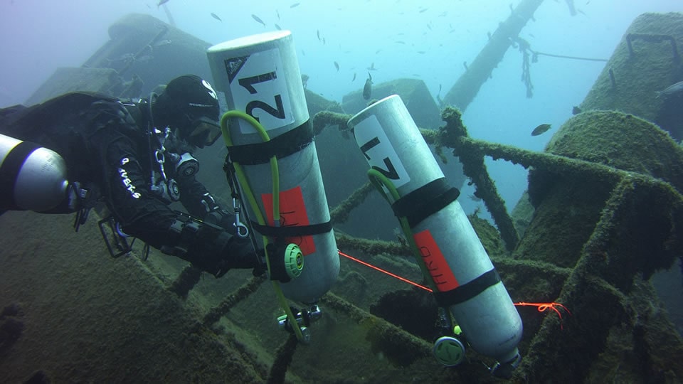 iantd tenerife technical diving
