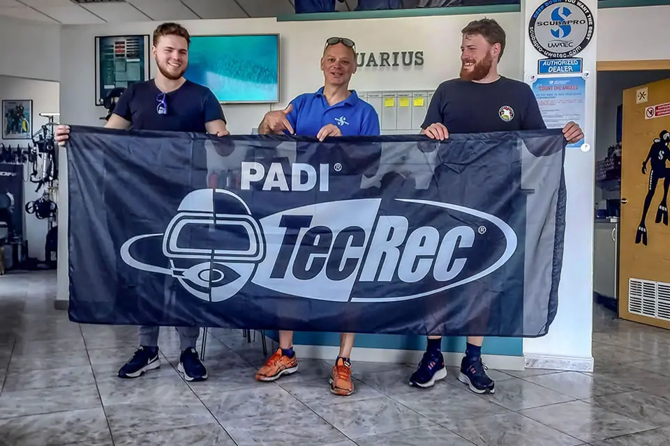 padi tectec technical diving Tenerife